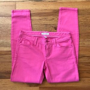 Banana Republic pink skinny jeans - Size 25